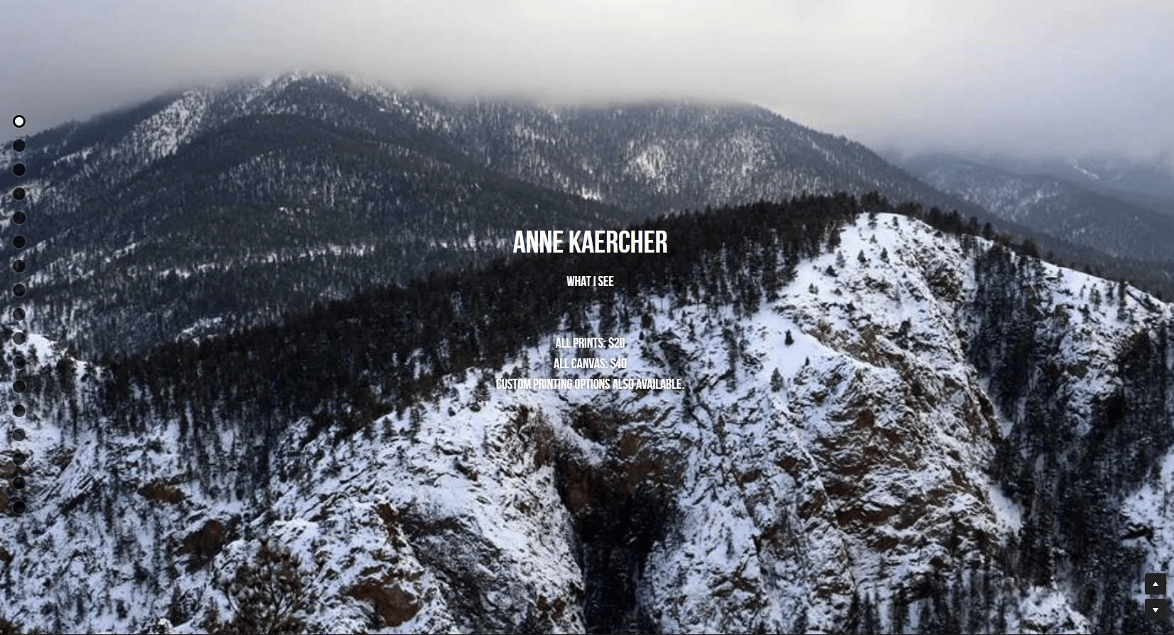 採用視差網頁設計的What I See網站 採用視差網頁設計的What I See網站